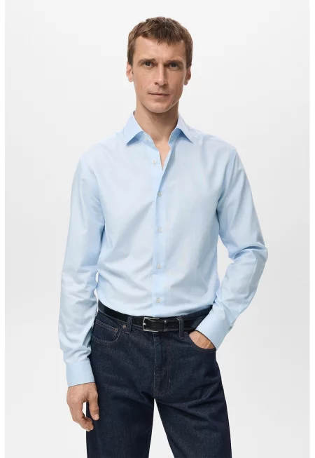 Памучна слим риза