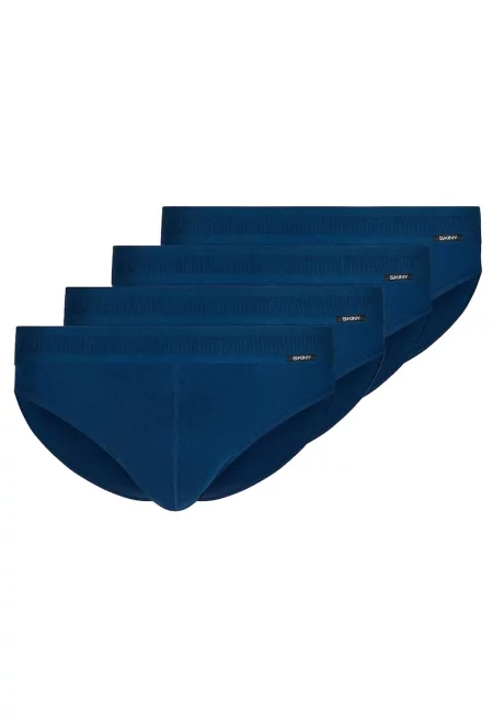 Памучни слипове - 4 чифта - Син