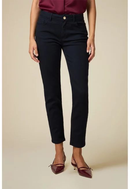 Панталон над глезена - Ултрамарин синьо