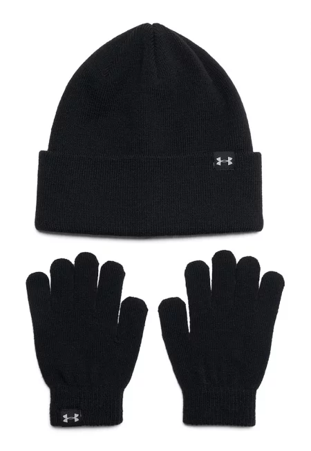 Плетена шапка и ръкавици