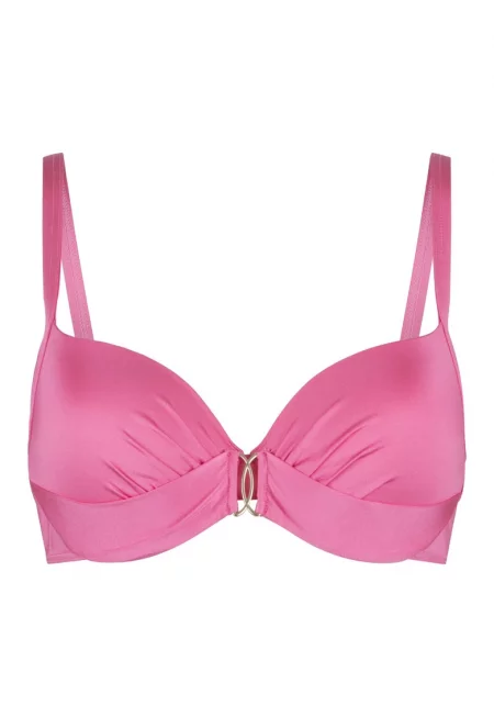 Подплатено горнище на бански - Розово