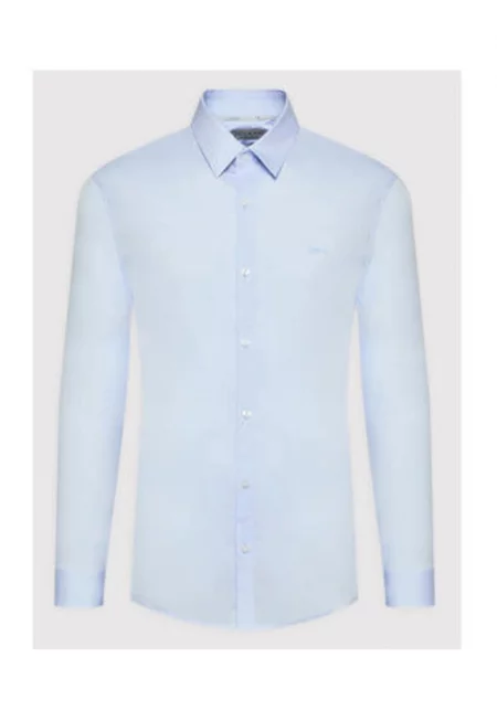 Pointed Collar Shirt1 - Светлосин