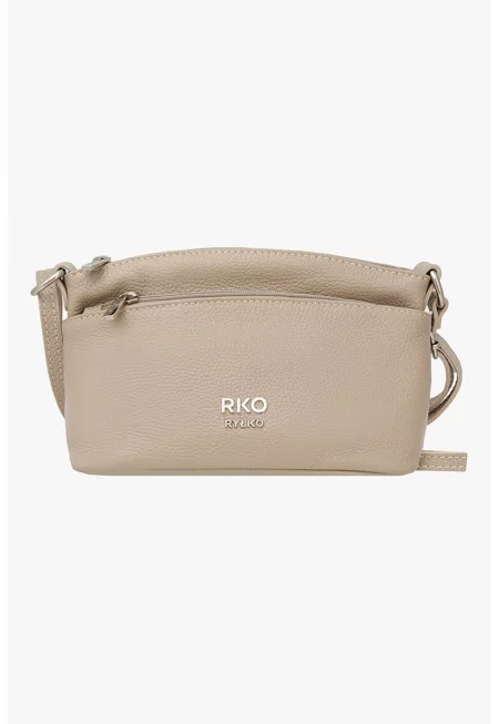 RYLKO - Кожена чанта за рамо - Бежов
