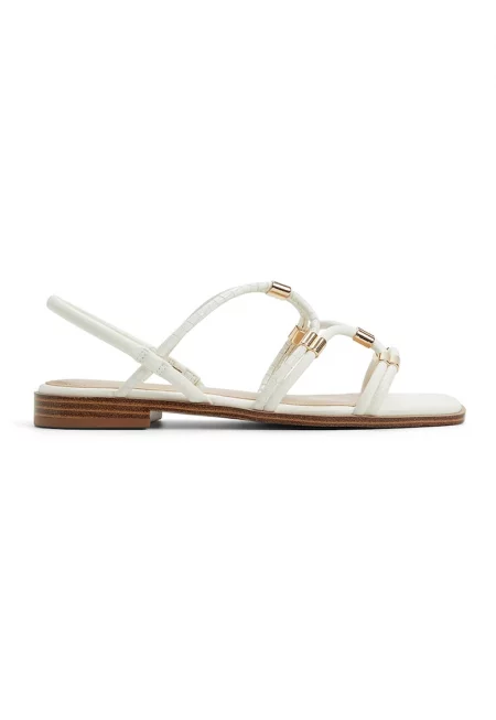 Сандали Bychan от еко кожа - Слонова кост