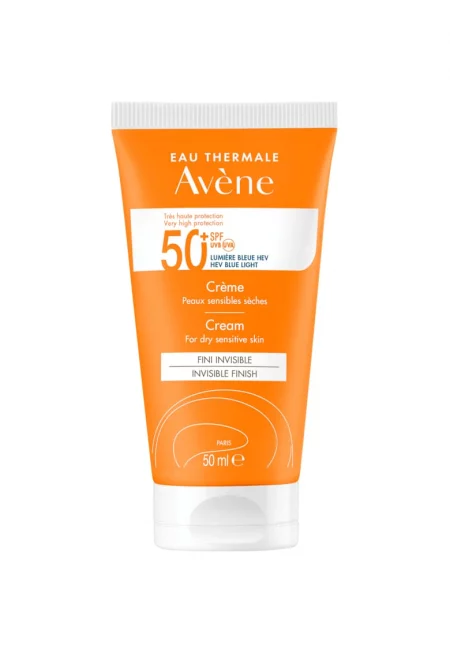 Слънцезащитен крем за лице  SPF 50+ TRIASORB - За чувствителна кожа - 50 мл