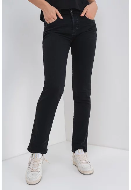 Слим дънки 1992 D-Jiann - Избеляло черно