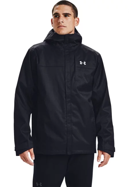 Спортно яке Porter с качулка и дизайн 3 в 1 - Черен