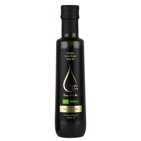 Студено пресовано маслиново масло органик - Зехтин с високо съдържание на полифеноли, 500 ml