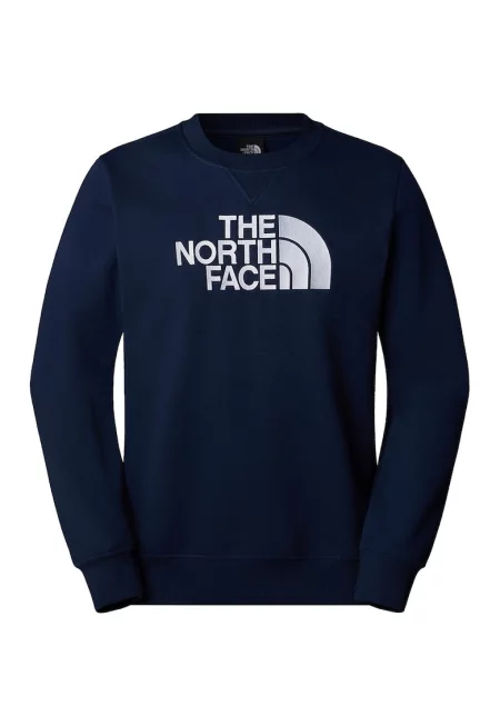 Суитшърт Drew Peak с лого - Бял/Ултрамарин синьо