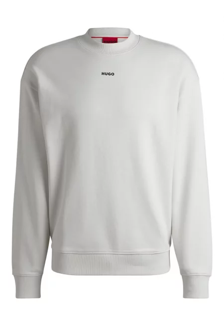 Суитшърт с лого - Бял