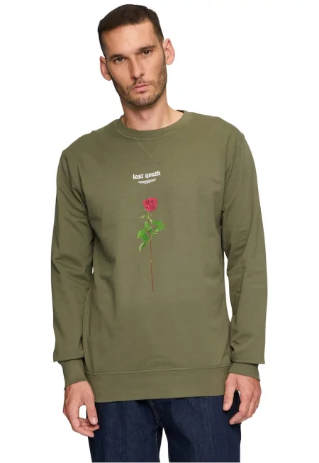 Суитшърт с овално деколте