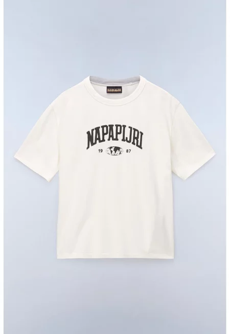 Тениска с лого отпред и отзад