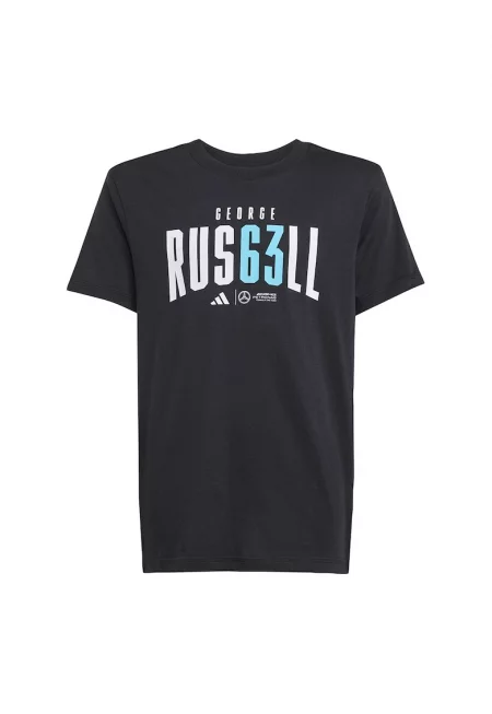 Тениска с овално деколте и надпис