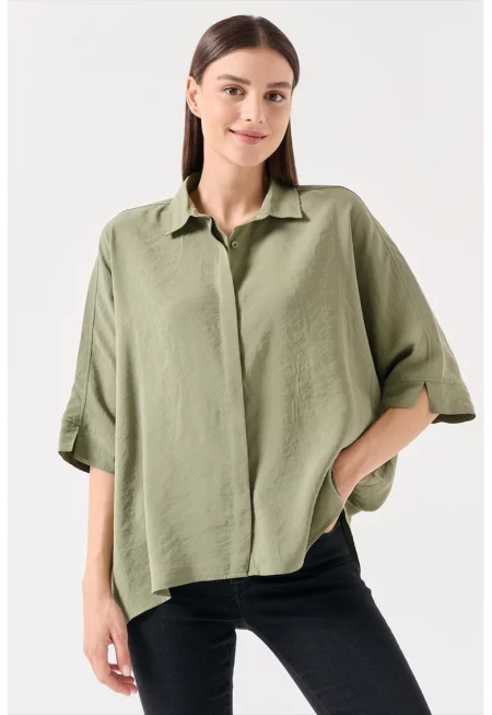 Уголемена риза с модал