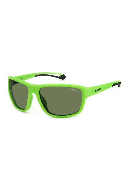 Унисекс слънчеви очила Wrap с поляризация - Електриково Зелено