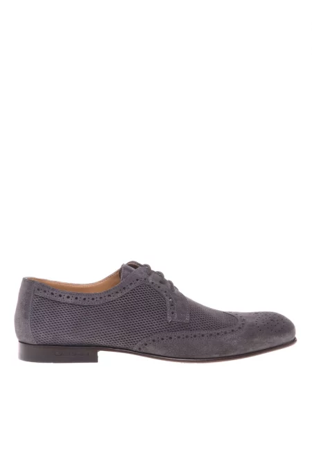 Велурени обувки Brogue
