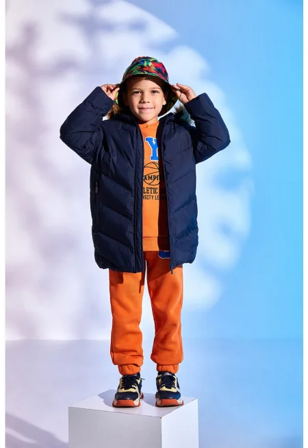 Зимно яке с качулка от еко пух