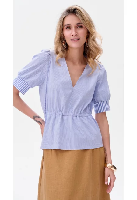 Блуза с V-образно деколте Alie