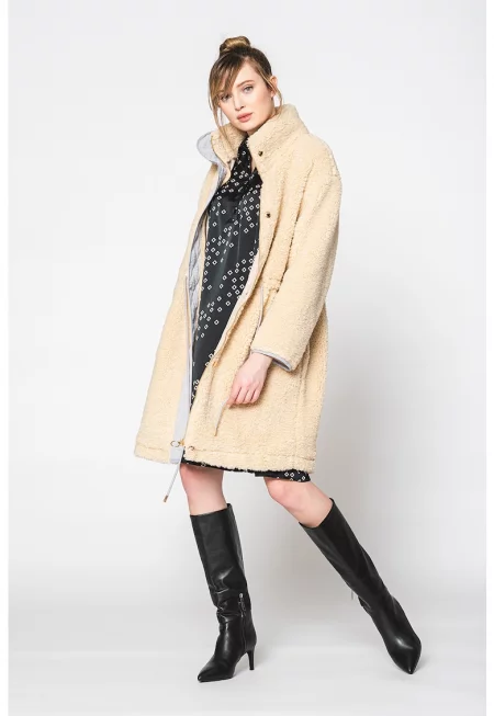 Дълго пухено яке