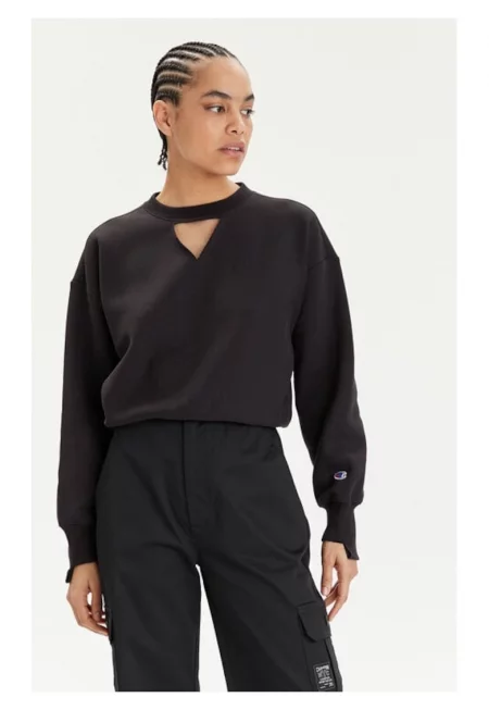 Дамска блуза -  91544 - Памук/Полиестер - Черна