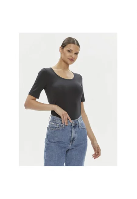 Дамска тениска -  304005275 - Памук - Черен - Черен