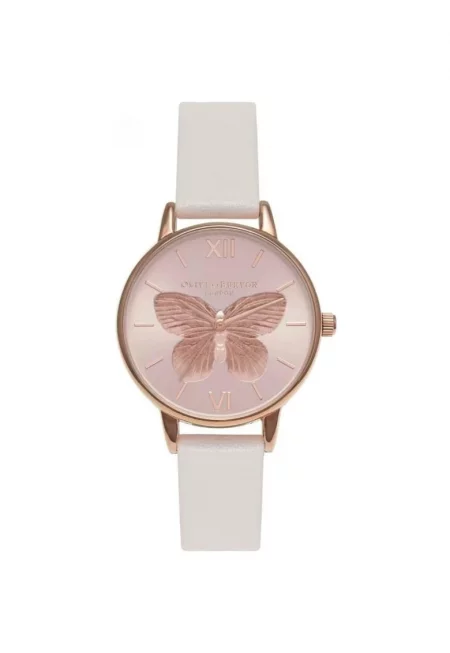 Дамски часовник -  3D Butterfly 870454802
