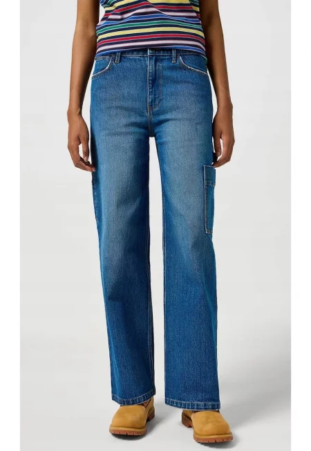 Дамски дънки -  памук/еластан - сини