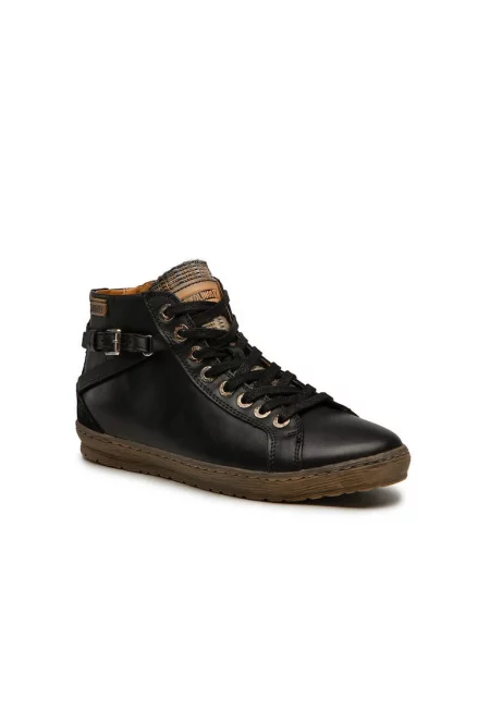 Дамски спортни обувки -  300892 - Естествена кожа - Черен