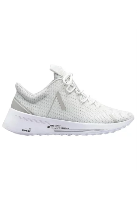 Дамски спортни обувки -  Текстил - Бели -