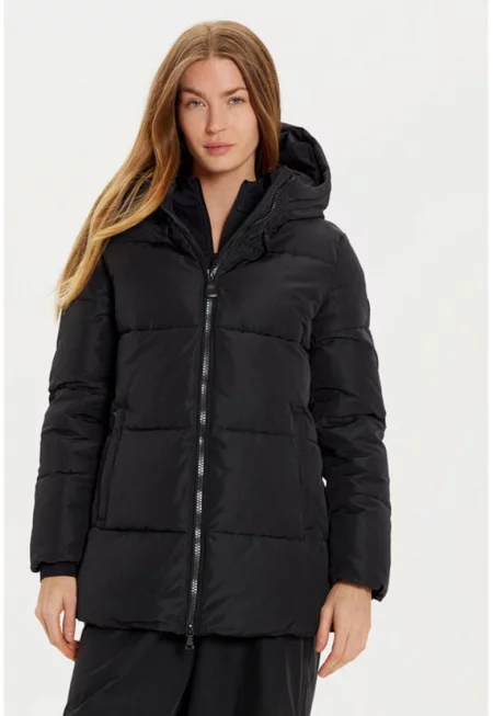 Дамско яке - Emporio Armani  303962661 - Полиестер - Черно - Черен