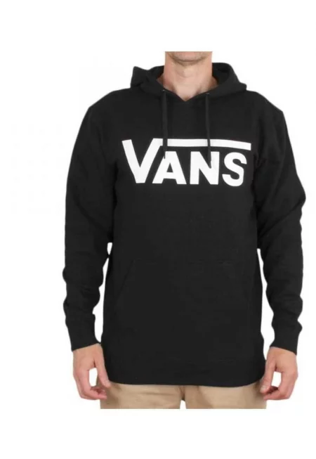 Десениран суитшърт с качулка и джоб тип кенгуру