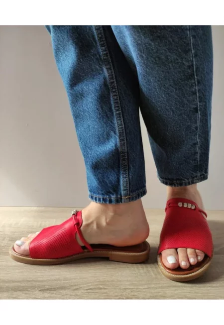 Ежедневни сабо дамски  11007 Червено