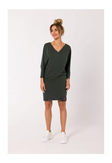 Изработена от Emotion Дамска мини рокля Grisante M732 синя