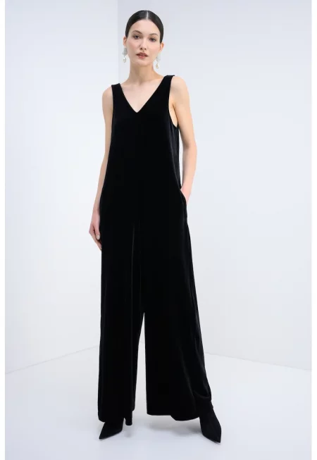 Кадифен гащеризон с джобове