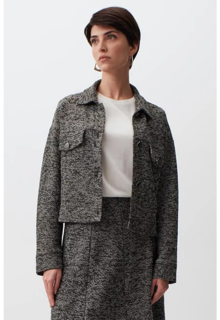 Късо яке с класическа яка