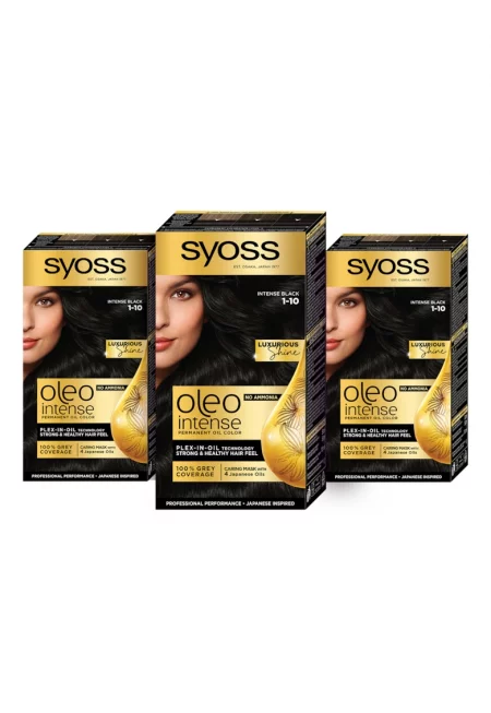 Комплект: 3 x Перманентни бои за коса без амоняк  Color Oleo Intense - 7-58 Cool beige blond - 115 мл