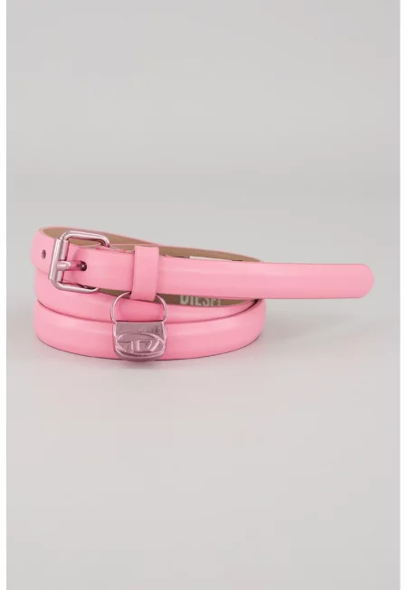 Кожен колан B-Charm - Пастелнорозов