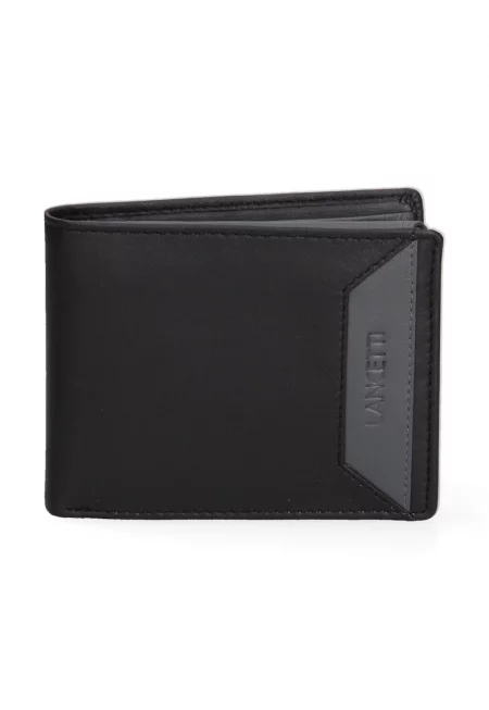 Кожен портфейл - Черен