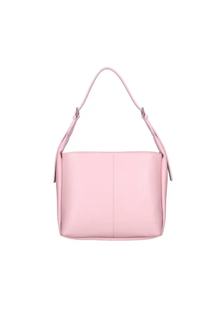 Кожена чанта - Розово