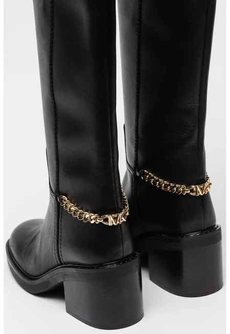 Кожени ботуши Carlisle - Черен