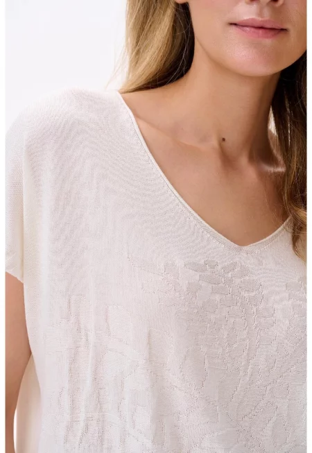 Лека блуза с къс ръкав