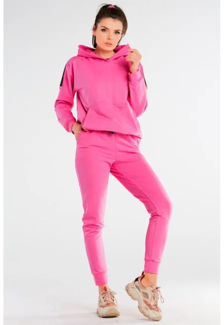 Леки панталони от памук - със средна талия