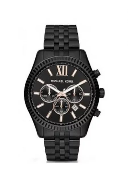 Мъжки часовник -  Неръждаема стомана - Кварцов - Черен