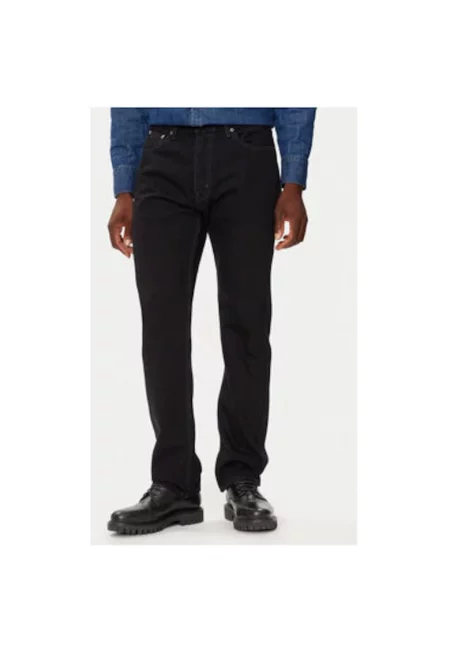 Мъжки дънки -  304229145 - Памук - Черен - Черен