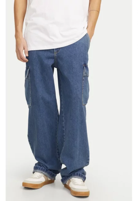 Мъжки дънки -  304801532 - Памук - Син