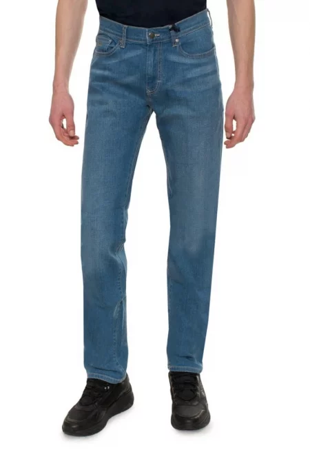 мъжки дънки W01234J79 - Син