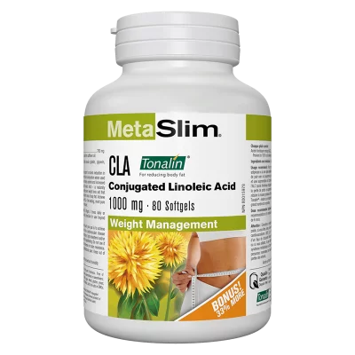 MetaSlim® CLA (Conjugated Linoleic Acid) Tonalin®/ КЛА Тоналин® 1000 mg x 80 софтгел капсули