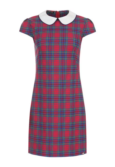 Миди рокля на карета