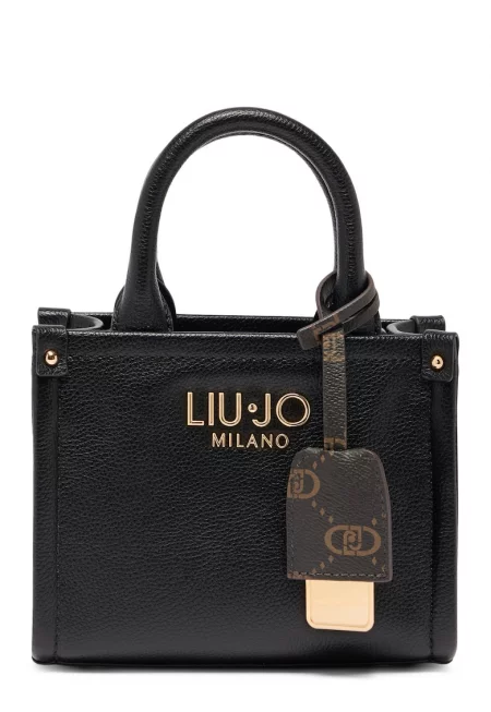 Мини чанта с допълнителна презрамка - Черен