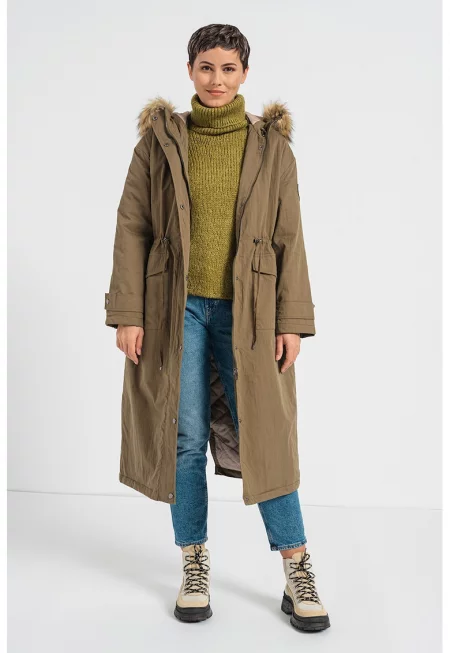 Парка Honey с качулка - Каки